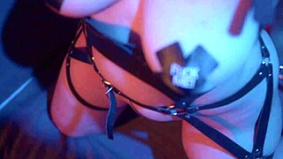 Perverted Husband Pisses on Wife's Face and Ass to Mouth Fucks Her