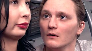 In the horny hostel, Slovakian babe Freya Dee seduces her roommate's massive cock