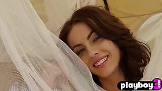 Sexy small tits MILF exposed in hot outdoor posing