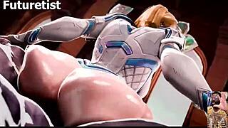 Kiriko Deepthroats The Fuck Out Of A Hard Cock While She Gets Her Bald Pussy Sucked On Thicc Fat Ass Emma Frost Gets Anal Fucked By Venom