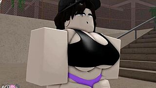 koraxlust rr34 - emo girl flashes you in a skatepark then rides you