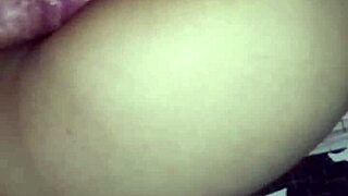 Boldly fucking petite Latina amateur doggystyle until creampie on her back