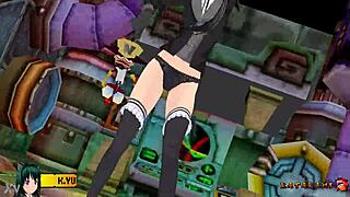 Yukari Katsubari Strips Intensely During Bossfight