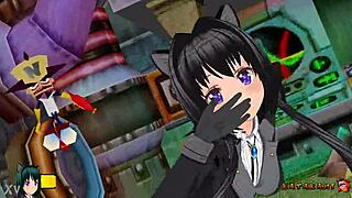 Yukari Katsubari Strips Intensely During Bossfight