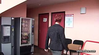 french business mature lady gets fucked in the office