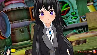 Yukari Katsubari Strips Intensely During Bossfight