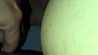 Latina housewife eagerly sucks her husband's peeled cock in bedroom homemade scene