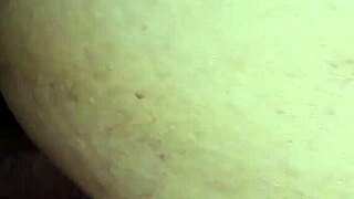 Latina housewife eagerly sucks her husband's peeled cock in bedroom homemade scene