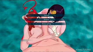 Sexnote - halloween party foursome - caught getting double blowjob