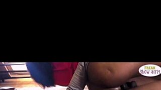 horny man fucks sweet big ass instead of eating food