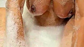 Does the sexy wife love sucking dick before mutual masturbation in the bathroom?