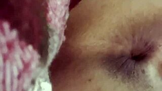 Intense anal plug thrusts deliver shocking vibrations