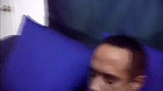 She says, 'Watch me suck this big black cock in uniform'