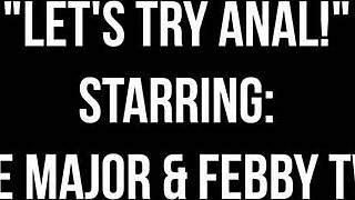 rome major delivers interracial anal to febby twigs, cumming on her bubble ass