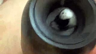 hey, check out this cock milking teaser with vacuglide by autoblow, it's intense