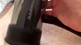 hey, check out this cock milking teaser with vacuglide by autoblow, it's intense