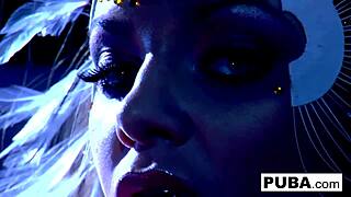 Obey my commands, busty nikka!