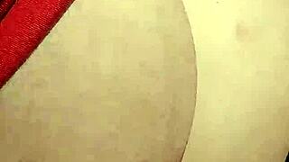 Intense amateur blowjob and doggy fuck with cum in mouth outdoors