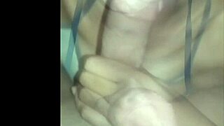 Babe surprises with intense blowjob on black guy