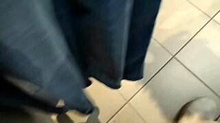 Italian amateur flashes hairy pussy and big ass in changing room