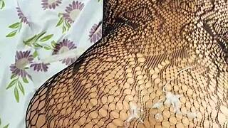 Detailed View of Amateur Teens Riding and Getting Cum on Asses in Homemade Scenes