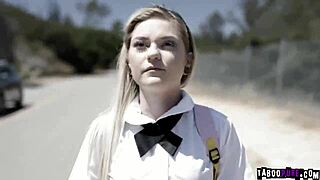 Virgin teen takes anal for first time