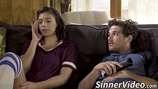 stepsister wants to have some kinky sex with her stepbrother