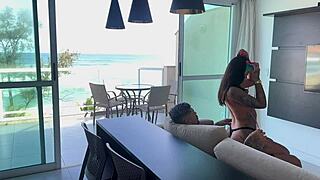 i came so hard on bandit's cock after beach