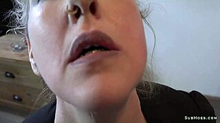 Rough Domination with Facials on Blonde MILF Primal Moon