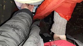 our romantic lesbian sex in hut