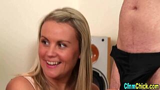 I feel humiliated by clothed babes giving handjobs