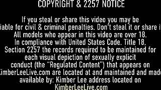 Kimber Lee Delivers Hot Foot Job to Sugar Daddy with Feet Fucking Skills