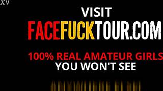 Does this south african slut love her cum beard from sucking big cocks?