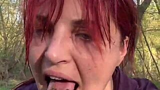 my kinky easter humiliation and bdsm orgasms in forest