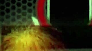 In The Kitchen, Mature MILF Sara Jay Uses Pink Glass Dildo On Her Big Pussy Lips