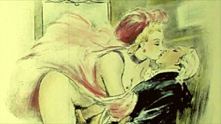 vintage erotic art with hairy details