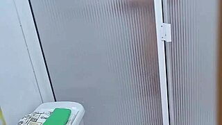 I Masturbate Watching My Stepsister Shower She Discovers Me and Gets Hot with My Cock