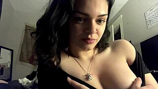 hot girl shows her figure