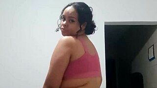 Latina prostitute bent over in doggystyle sex