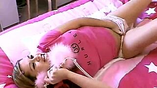 Horny Shaved Teen Masturbates