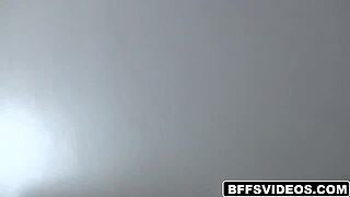 Hot Teen Shares Cum with Friend on Spring Break