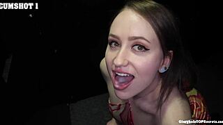 Wolf in sheep's clothing, that's you Lizzie, swallowing that monster cock cumshot