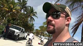 Hot Teen Shares Cum with Friend on Spring Break