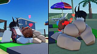 Teasing Beach Day Fun