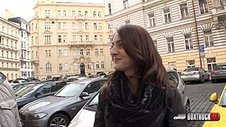 Kate Ross Eagerly Sucks Monster Cock In Public Park