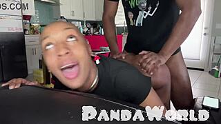 Bald Ebony Anal Submissive Slut Gets Her Asshole Destroyed By Bbc