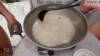 sensual brazilian vitoria beatriz does anal piss drinking and eats cum from elisa santos and vicky menage