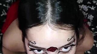 O wellington prado recebeu um boquete profundo no pau grande cheio de veias e lambuzou meu rosto com porra - completo no red