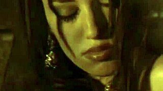 Sexy Brunette Dances Nude in Erotic Ritual