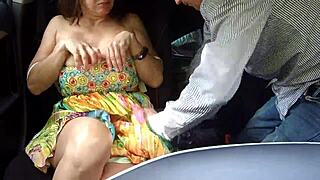 Intense deepthroat in taxi: russian milf reacts to harassment, alina tumanova